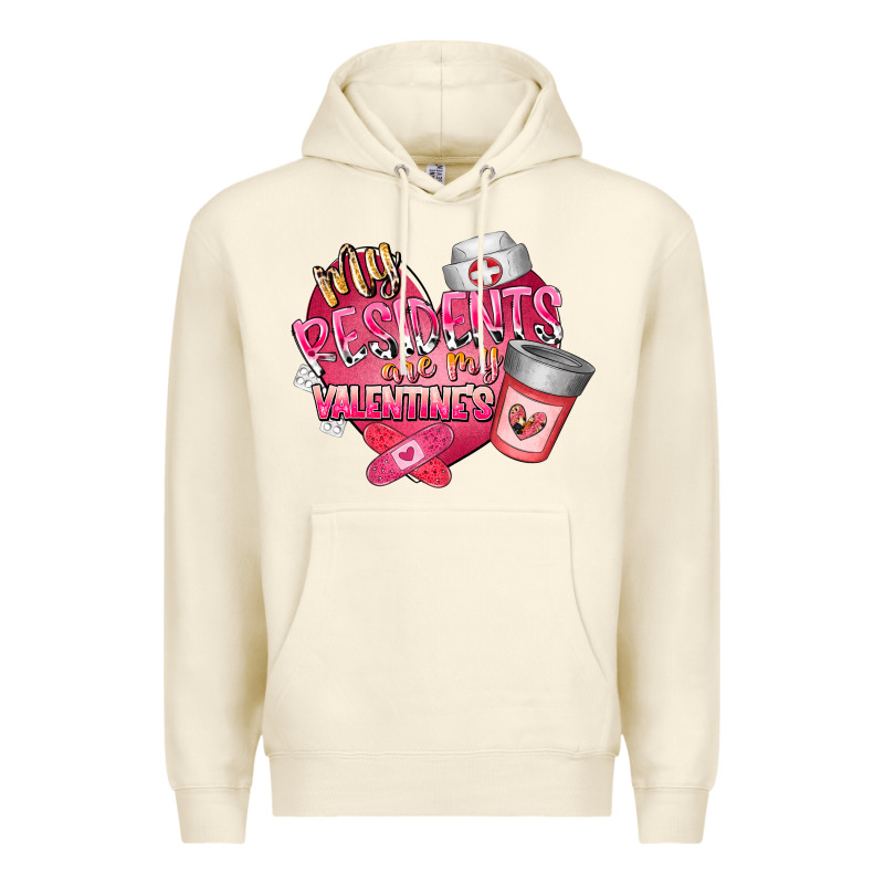 My Residents Are My Valentine Premium Hoodie by RacoonDesign | Teevron