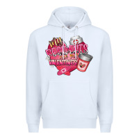 White my residents are my valentine Premium Hoodie - RacoonDesign