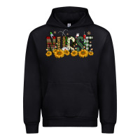 Black christmas nurse sunflower Urban Hoodie - FaDigitalArtStudio