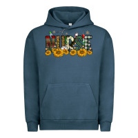 Pigment Midnight Navy christmas nurse sunflower Urban Hoodie - FaDigitalArtStudio