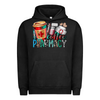 Pigment Black coffee pharmacy Urban Hoodie - RacoonDesign