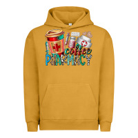 Pigment Peanut Butter coffee pharmacy Urban Hoodie - RacoonDesign