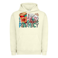 Pigment Pistachio coffee pharmacy Urban Hoodie - RacoonDesign