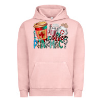 Pigment Salmon coffee pharmacy Urban Hoodie - RacoonDesign
