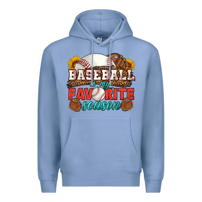 Baseball Is My Favorite Season Premium Hoodie by HRA Design Shop | Teevron