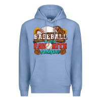 Colony Blue baseball is my favorite season Premium Hoodie - HRA Design Shop