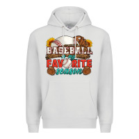 Dove Grey baseball is my favorite season Premium Hoodie - HRA Design Shop