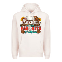 Pale Pink baseball is my favorite season Premium Hoodie - HRA Design Shop