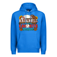 True Royal baseball is my favorite season Premium Hoodie - HRA Design Shop