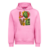 Fuchsia Pink love watermelon Urban Hoodie - HRA Design Shop