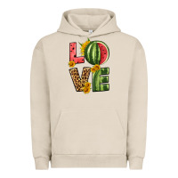 Pigment French Oak love watermelon Urban Hoodie - HRA Design Shop