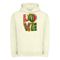 Pigment Pistachio love watermelon Urban Hoodie - HRA Design Shop