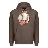 Coffee western baseball with roses Premium Hoodie - HRA Design Shop