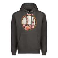Smoke western baseball with roses Premium Hoodie - HRA Design Shop