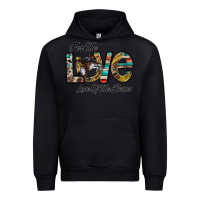Black for the love love of the horses Urban Hoodie - CowhideDigitalArt