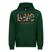 Forest Green for the love love of the horses Urban Hoodie - CowhideDigitalArt