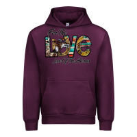 Mauve Wine for the love love of the horses Urban Hoodie - CowhideDigitalArt