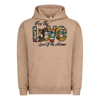Pigment Burro for the love love of the horses Urban Hoodie - CowhideDigitalArt