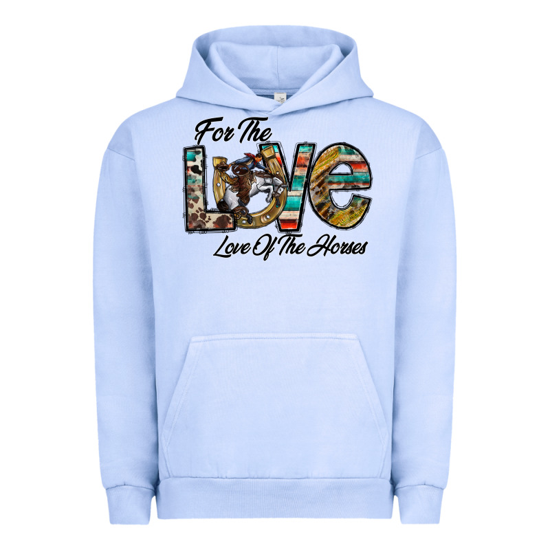 For The Love Love Of The Horses Urban Hoodie by CowhideDigitalArt | Teevron