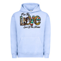 Pigment Grape Ice for the love love of the horses Urban Hoodie - CowhideDigitalArt