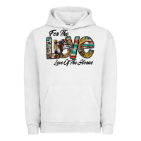 Pigment Lunar Rock for the love love of the horses Urban Hoodie - CowhideDigitalArt