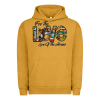 Pigment Peanut Butter for the love love of the horses Urban Hoodie - CowhideDigitalArt