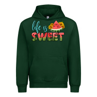 Forest Green life is sweet Urban Hoodie - HRA Design Shop