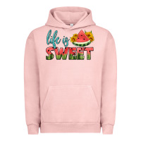 Pigment Salmon life is sweet Urban Hoodie - HRA Design Shop