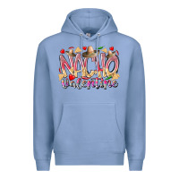 Colony Blue nacho valentine Premium Hoodie - RacoonDesign