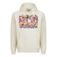 Oatmeal Heather nacho valentine Premium Hoodie - RacoonDesign