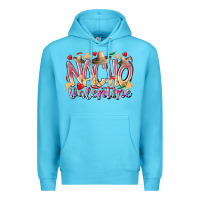 Ocean Blue nacho valentine Premium Hoodie - RacoonDesign