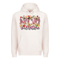 Pale Pink nacho valentine Premium Hoodie - RacoonDesign