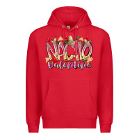 Red nacho valentine Premium Hoodie - RacoonDesign