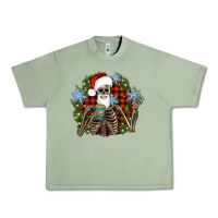 Oil Green Santa skeleton christmas Urban Heavy Tee - Artiststas