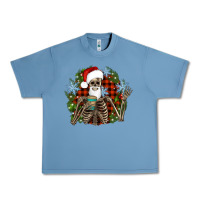 Pebble Blue Santa skeleton christmas Urban Heavy Tee - Artiststas