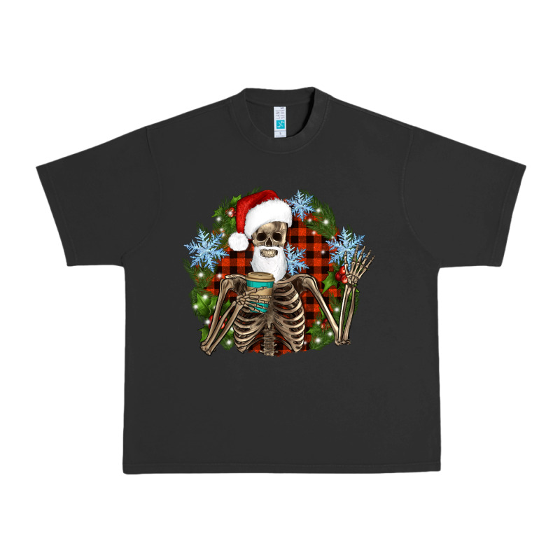 Santa Skeleton Christmas Urban Heavy Tee by Artiststas | Teevron