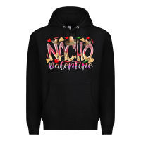 Black nacho valentine Premium Hoodie - RacoonDesign