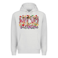 Dove Grey nacho valentine Premium Hoodie - RacoonDesign