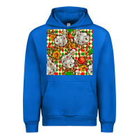 Cobalt christmas leopard duck Urban Hoodie - FaDigitalArtStudio