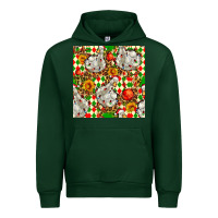 Foreset Green christmas leopard duck Urban Hoodie - FaDigitalArtStudio