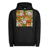 Pigment Black christmas leopard duck Urban Hoodie - FaDigitalArtStudio
