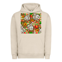 Pigment French Oak christmas leopard duck Urban Hoodie - FaDigitalArtStudio