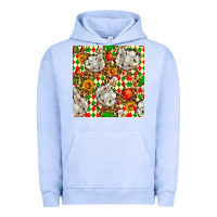 Pigment Grape Ice christmas leopard duck Urban Hoodie - FaDigitalArtStudio
