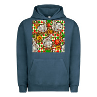 Pigment Midnight Navy christmas leopard duck Urban Hoodie - FaDigitalArtStudio