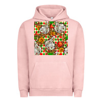 Pigment Salmon christmas leopard duck Urban Hoodie - FaDigitalArtStudio