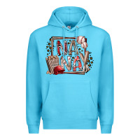Ocean Blue nana baseball Premium Hoodie - RacoonDesign