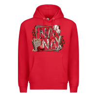 Red nana baseball Premium Hoodie - RacoonDesign