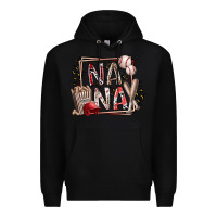 Black nana baseball Premium Hoodie - RacoonDesign