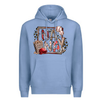 Colony Blue nana baseball Premium Hoodie - RacoonDesign