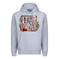 Heather Grey nana baseball Premium Hoodie - RacoonDesign